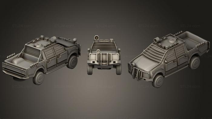 Vehicles (MNU Armored Pick Up, CARS_0254) 3D models for cnc